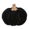 Clayre & Eef 65398 Zucca decorativa nera Ø 12x10 cm Stile Country
