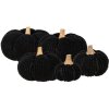 Clayre & Eef 65399 Zucca decorativa nera Ø 15x12 cm Stile Country