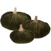 Clayre & Eef 65430 Decorazione Zucca Verde Ø 20x14 cm Stile Country Poliestere