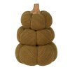 Clayre & Eef 65432 Zucca decorativa in poliestere verde Ø 13x18 cm Stile country