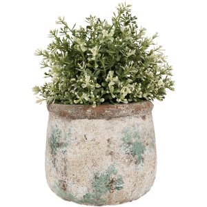 Clayre & Eef 6TE0527M Vaso da fiori in terracotta...