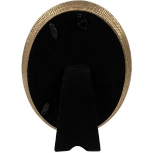Clayre & Eef 2F1139 Portafoto ovale oro 15x2x20 cm 10x15 cm