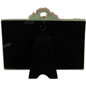 Clayre & Eef 2F1140 Portafoto Verde Oro 17x2x14 cm 10x15 cm