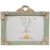 Clayre & Eef 2F1140 Portafoto Verde Oro 17x2x14 cm 10x15 cm