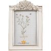 Clayre & Eef 2F1142 Cornice per quadri Bianco Argento 14x2x22 cm / 10x15 cm