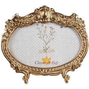 Clayre & Eef 2F1144 Portafoto color oro 17x2x15 cm /...