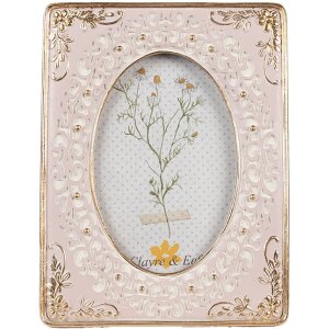 Clayre & Eef 2F1146 Portafoto Oro Rosa 15x2x20 cm...