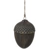 Clayre & Eef 6GL4528XL Guaina per albero di Natale Oro Nero 18x27 cm