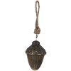 Clayre & Eef 6GL4528XS Guaina per albero di Natale Oro Nero Ø 6x8 cm