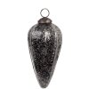 Clayre & Eef 6GL4530S Stelle filanti per albero di Natale nero argento Ø 6x13 cm