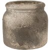 Clayre & Eef 6TE0517 Vaso da fiori Grigio Beige Ø 17x16 cm