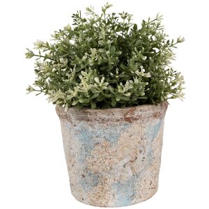 Vaso da fiori Clayre & Eef Beige Verde Ø 14x12...