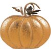 Clayre & Eef 6Y5623 Zucca decorativa in ferro arancione 34x15x32 cm