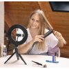 Hama 20497 LED Ring Light SpotLight Smart 80 II Set per smartphone Nero