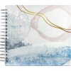 Hama Album a spirale acquerello blu 28x24 cm 50 pagine bianche