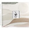 Hama Album a spirale Acquerello 28x24 cm 50 pagine bianche Marrone