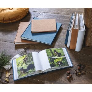 Hama Album Jumbo stropicciato 30x30 cm 80 pagine bianche Marrone