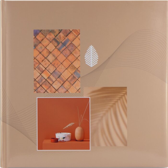 Hama Jumbo Album Singo II 30x30 cm 100 pagine bianche Terracotta
