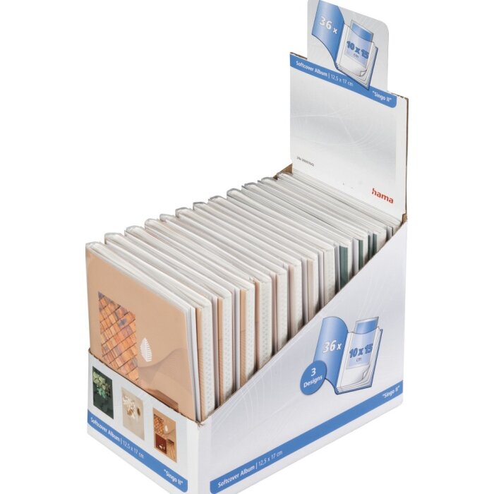 Album Hama Singo II con copertina morbida per 36 foto 10x15 cm assortite