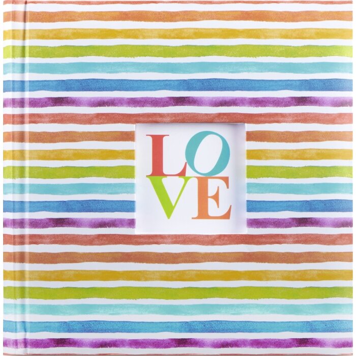 Hama memo album Rainbow I per 200 foto 10x15 cm look libro colorato
