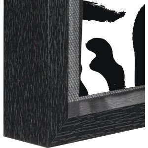 Cornice Hama Muro con cavo e clip Nero 16,5 x 21,5 cm