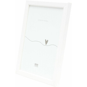 Deknudt S41JK1 Portafoto in legno bianco 13,0 x 13,0 cm
