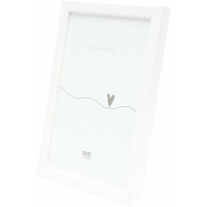 Deknudt S41JK1 Cornice per foto in legno bianco 20x20 cm