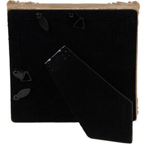Clayre & Eef 2F1149 Portafoto Verde Oro 13x2x13 cm 10x10 cm