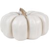 Clayre & Eef 6PR4366 Zucca decorativa in poliresina bianca Ø 27x16 cm