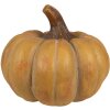 Clayre & Eef 6PR4369 Zucca decorativa arancione in poliresina Ø 16x12 cm