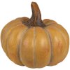 Clayre & Eef 6PR4369 Zucca decorativa arancione in poliresina Ø 16x12 cm