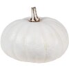 Clayre & Eef 6PR4370 Zucca decorativa in poliresina bianca Ø 17x13 cm