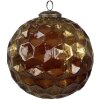 Clayre & Eef 6GL4511 Guaina per albero di Natale Marrone Oro Ø15 cm Set di 4