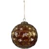 Clayre & Eef 6GL4511 Guaina per albero di Natale Marrone Oro Ø15 cm Set di 4