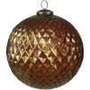 Clayre & Eef 6GL4511 Guaina per albero di Natale Marrone Oro Ø15 cm Set di 4