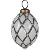 Clayre & Eef 6GL4522 Guaina per albero di Natale Grigio Ø 6x8 cm