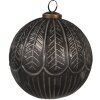 Clayre & Eef 6GL4676 Albero di Natale in plastica nera Ø 12x12 cm