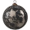 Clayre & Eef 6GL4677 Stelle filanti per lalbero di Natale 15x6x15 cm Nero Argento