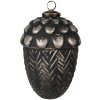 Clayre & Eef 6GL4678 Ghianda per albero di Natale Ø 10x15 cm