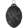 Clayre & Eef 6GL4680 Albero di Natale in nero Ø 7x11 cm