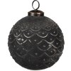 Clayre & Eef 6GL4687 Guaina per albero di Natale nera Ø 10x10 cm