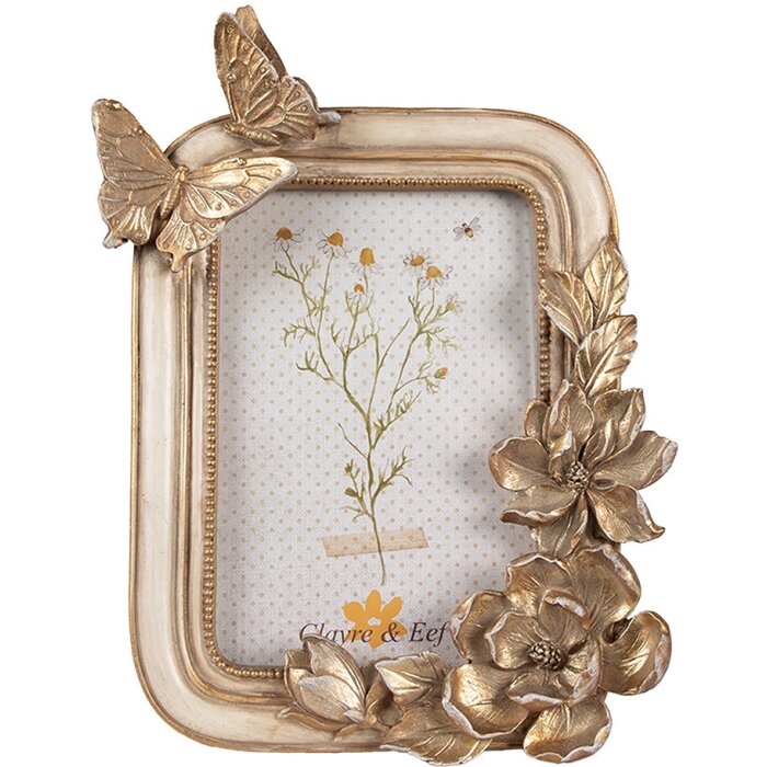 Clayre & Eef 2F1101 Portafoto color oro 17x3x23 cm / 10x15 cm