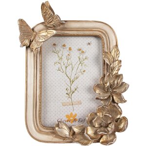 Clayre & Eef 2F1101 Portafoto color oro 17x3x23 cm /...