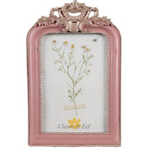 Clayre & Eef 2F1104 Portafoto Rosa Argento 16x2x23 cm...