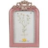 Clayre & Eef 2F1104 Portafoto Rosa Argento 16x2x23 cm 13x18 cm
