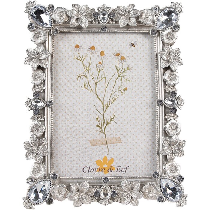 Clayre & Eef 2F1106 Portafoto color argento 16x2x21 cm 10x15 cm