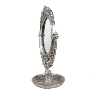 Clayre & Eef 62S297 Specchio da tavolo color argento...