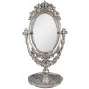 Clayre & Eef 62S297 Specchio da tavolo color argento 17x13x30 cm