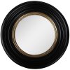 Specchio Clayre & Eef 62S302 Ø 31x4 cm Nero Oro Retrò Vintage