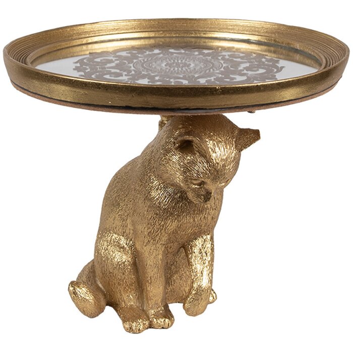 Clayre & Eef 65462 Ciotola decorativa Oro Ø 20x16 cm